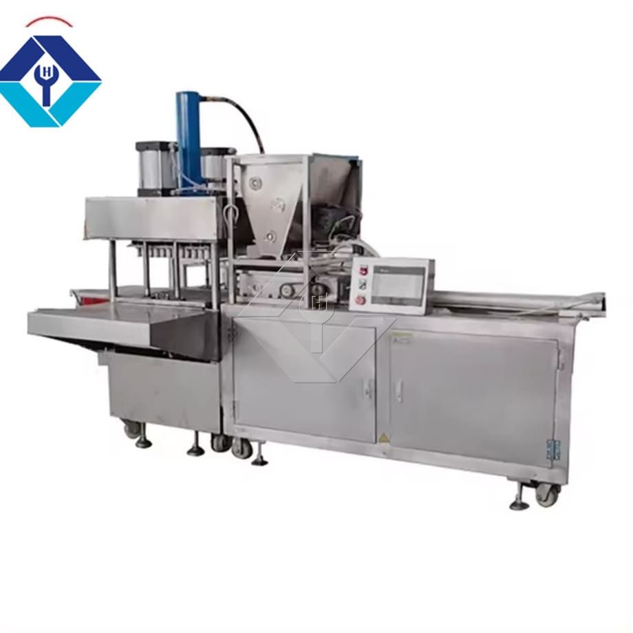 Máquina de fazer bolo de arroz em aço inoxidável, máquina formadora de cubos de açúcar, máquina prensa de açúcar em cubo marrom