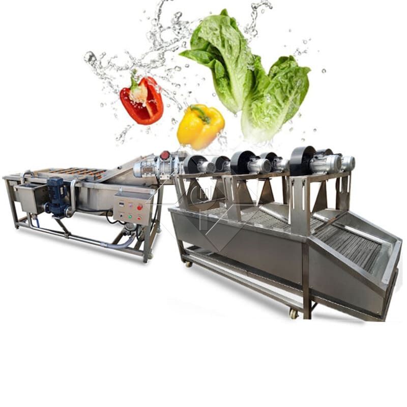 Linha de produção de salada de legumes | Planta de processamento de alface