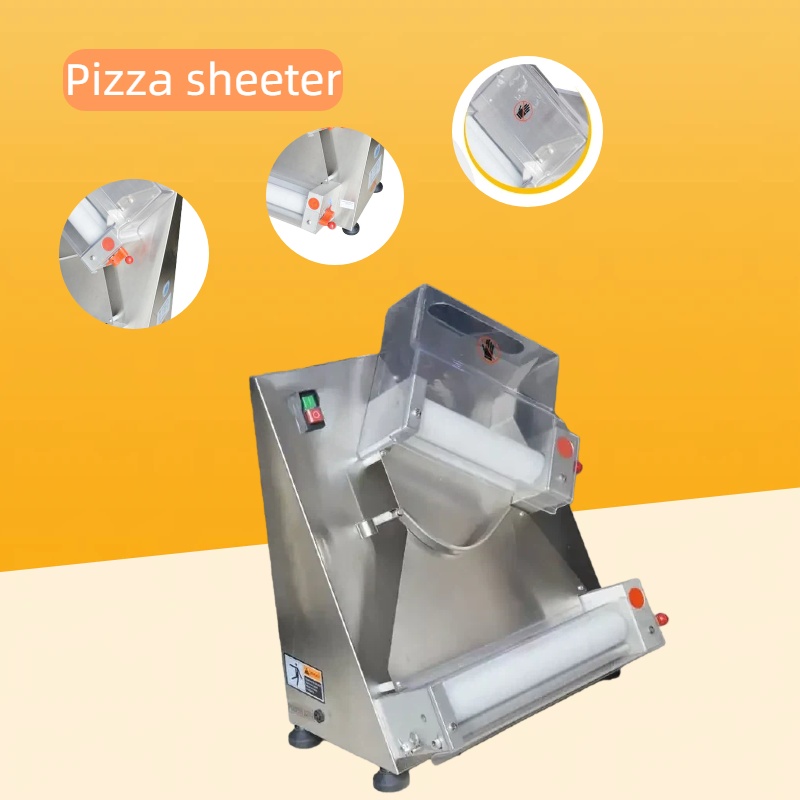 Máquina comercial de prensa para massa de pizza