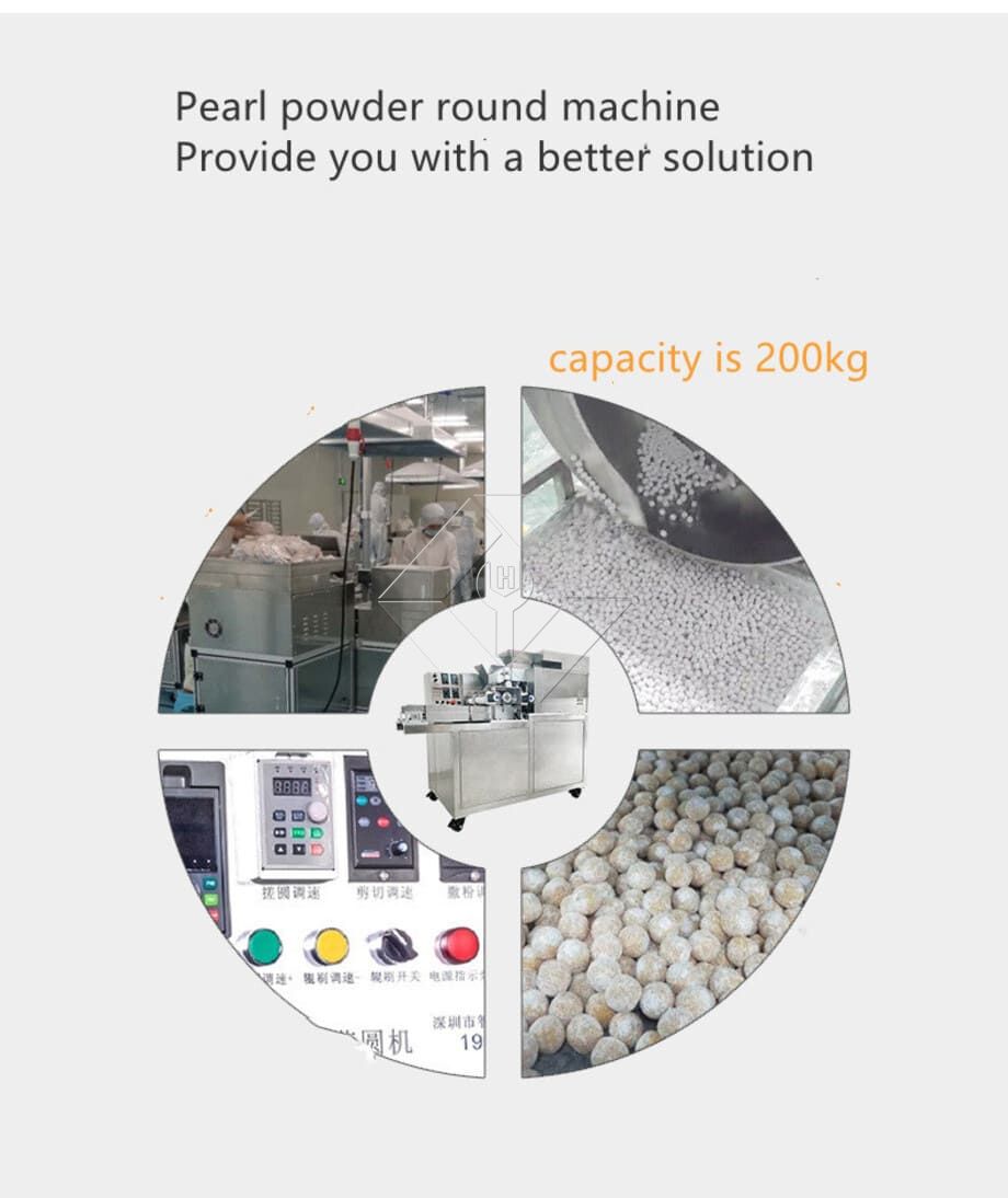 Máquina comercial automática completa de pérolas de tapioca para fazer sagu de amido de tapioca Máquina comercial automática completa de pérolas de tapioca para fazer sagu de amido de tapioca