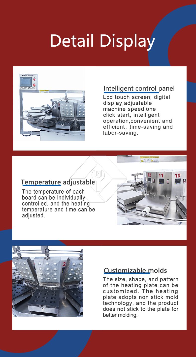Equipamento automático de produção de tortas e biscoitos