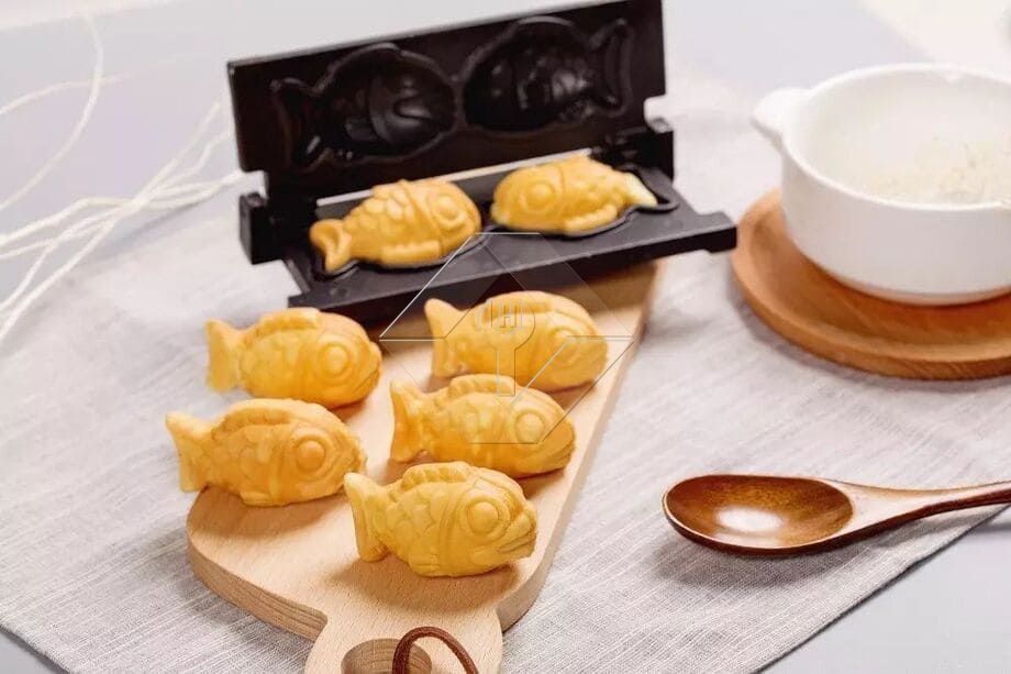 Máquina de bolo Taiyaki totalmente automática Máquina de bolo Taiyaki totalmente automática