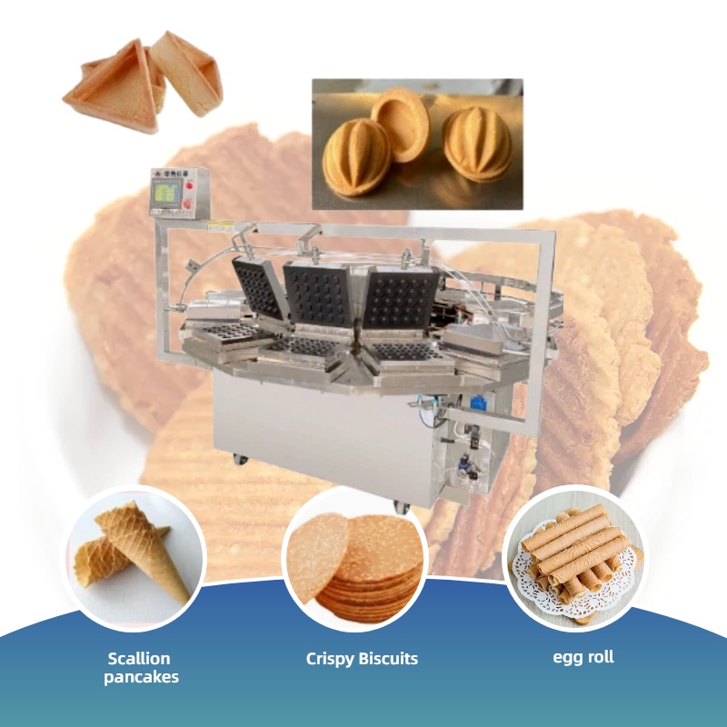 Equipamento automático de produção de tortas e biscoitos