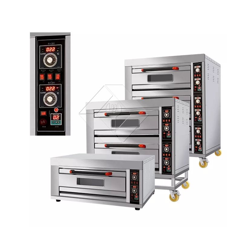 Forno de padaria comercial de 4 decks e 16 bandejas Forno de padaria comercial de 4 decks e 16 bandejas