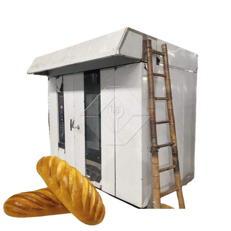 Forno combinado rotativo de precisão - controle digital de vapor e temperatura