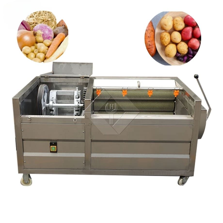 Limpador de rolo de frutas de gengibre de batata
