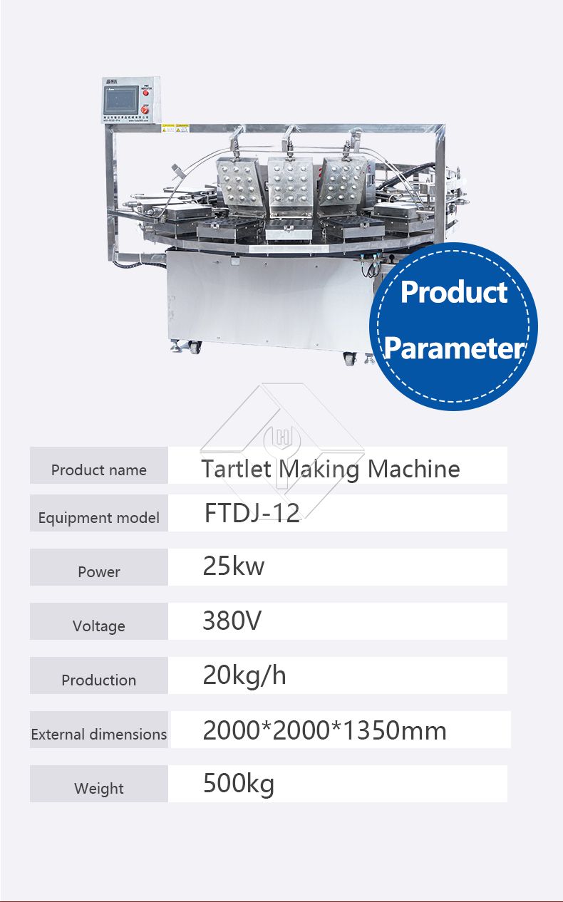 Equipamento automático de produção de tortas e biscoitos