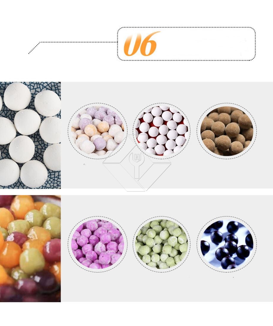 Máquina comercial automática completa de pérolas de tapioca para fazer sagu de amido de tapioca Máquina comercial automática completa de pérolas de tapioca para fazer sagu de amido de tapioca