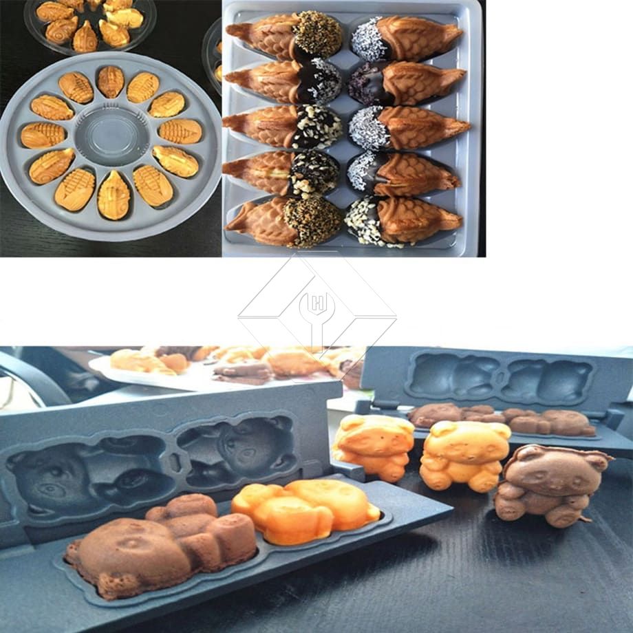 Máquina de bolo Taiyaki totalmente automática Máquina de bolo Taiyaki totalmente automática