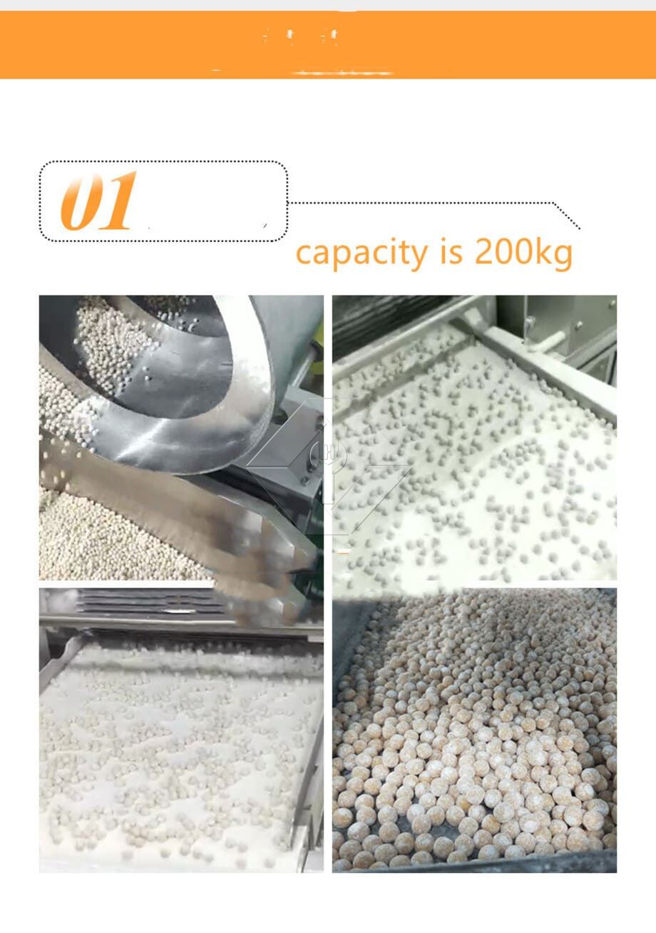 Máquina comercial automática completa de pérolas de tapioca para fazer sagu de amido de tapioca Máquina comercial automática completa de pérolas de tapioca para fazer sagu de amido de tapioca