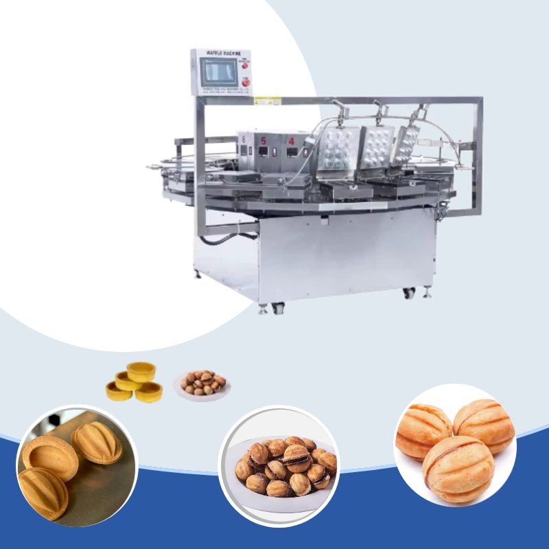 Equipamento automático de produção de tortas e biscoitos