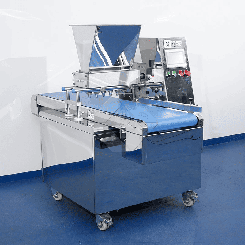 Máquina automática para fazer biscoitos em formato com matrizes intercambiáveis para produção de biscoitos personalizados e uso industrial de alto rendimento