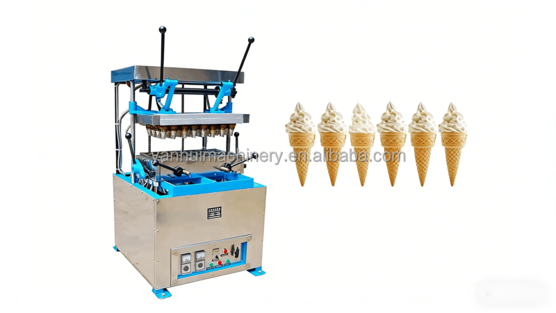 Monaka Taco Choco Shell Assando Sorvete Wafer Cone Máquina De Bandeja De Ovo