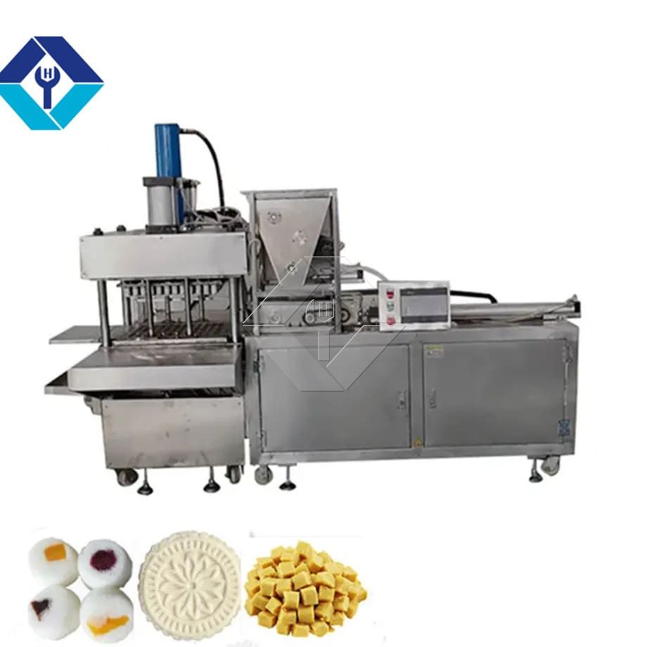 Máquina de fazer bolo de arroz em aço inoxidável, máquina formadora de cubos de açúcar, máquina prensa de açúcar em cubo marrom