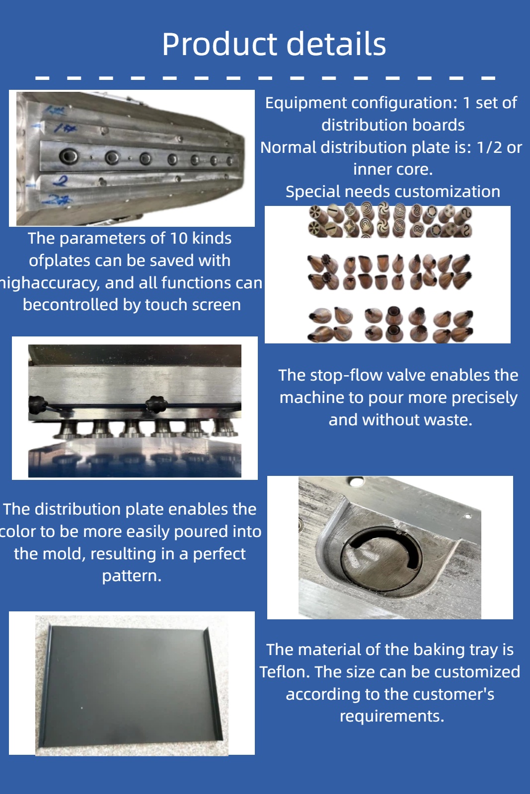 Máquina de rejuntamento de bolo de cor dupla Máquina de rejuntamento de bolo de cor dupla