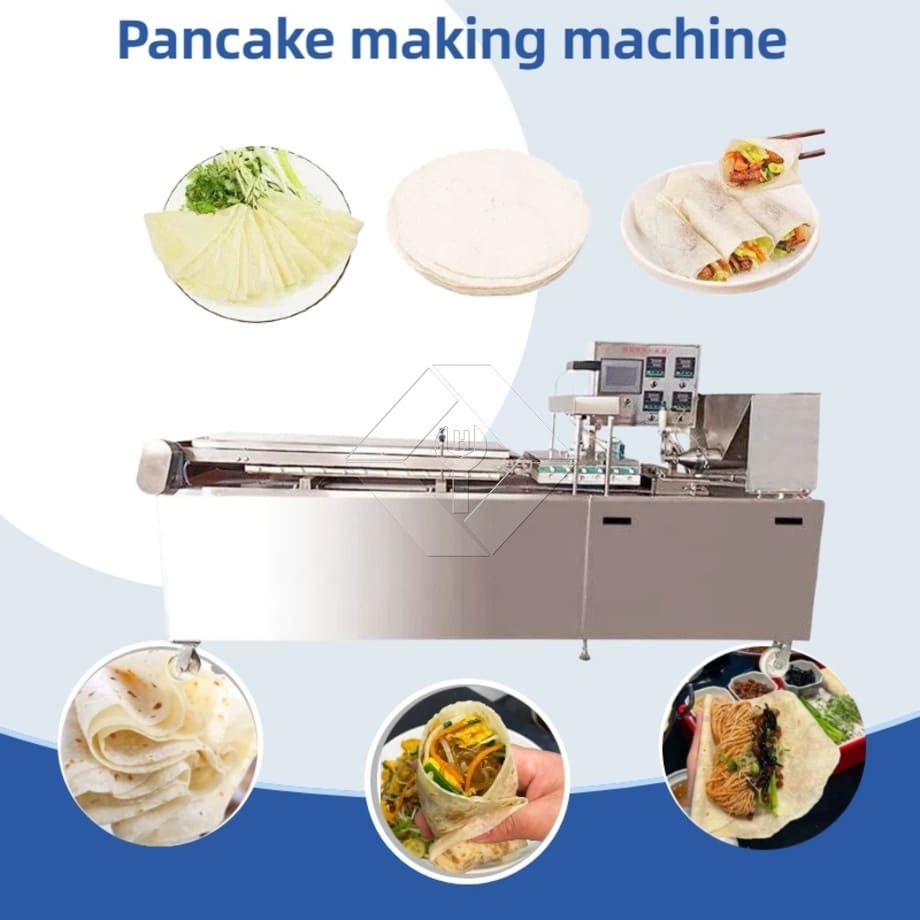 Pão pita automático chapati pão achatado panqueca roti tortilla pato assado panqueca lavash que faz a máquina