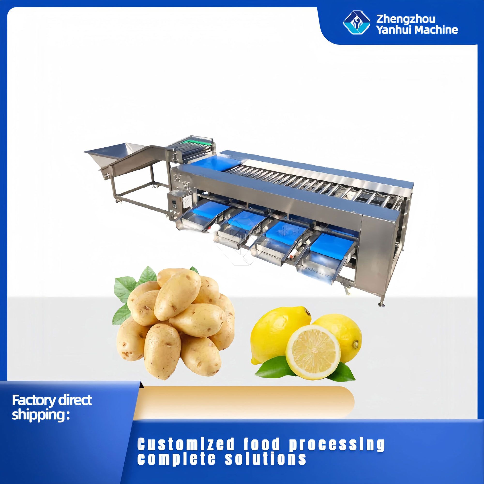Máquina de classificação de vegetais/frutas