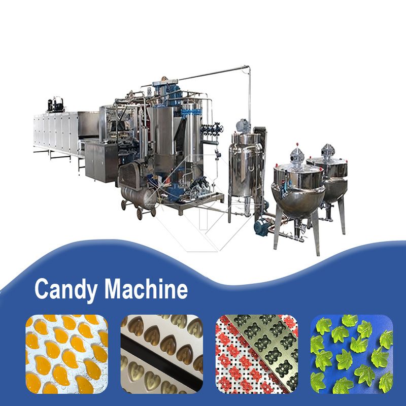 Linha de fabricação de doces duros / macios / gelatinosos / pirulitos