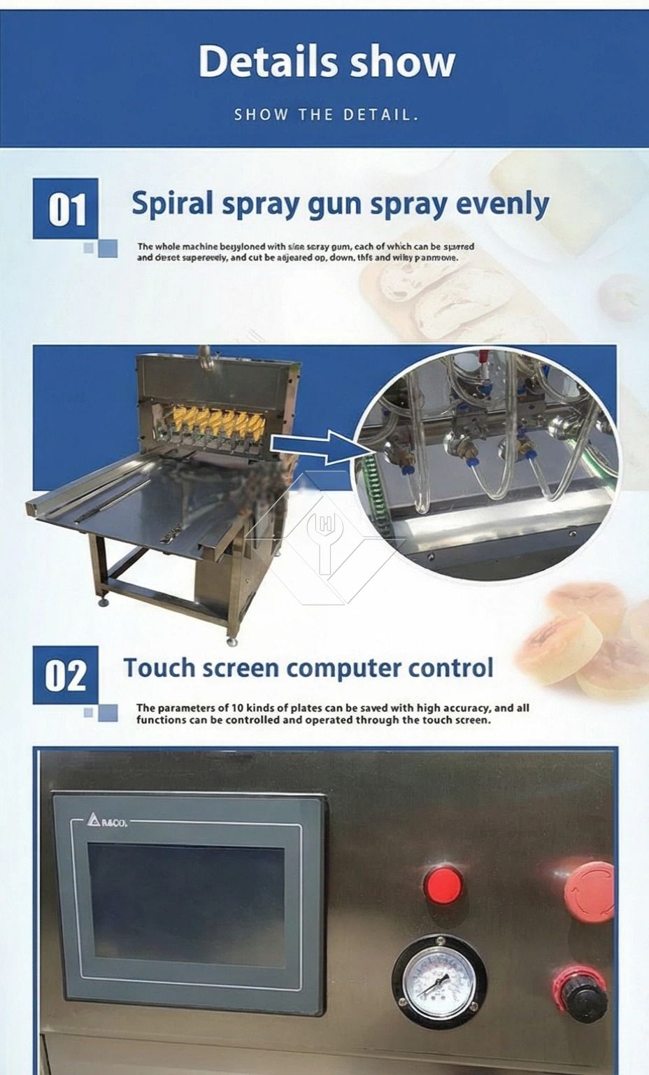 Máquina de pulverização de óleo