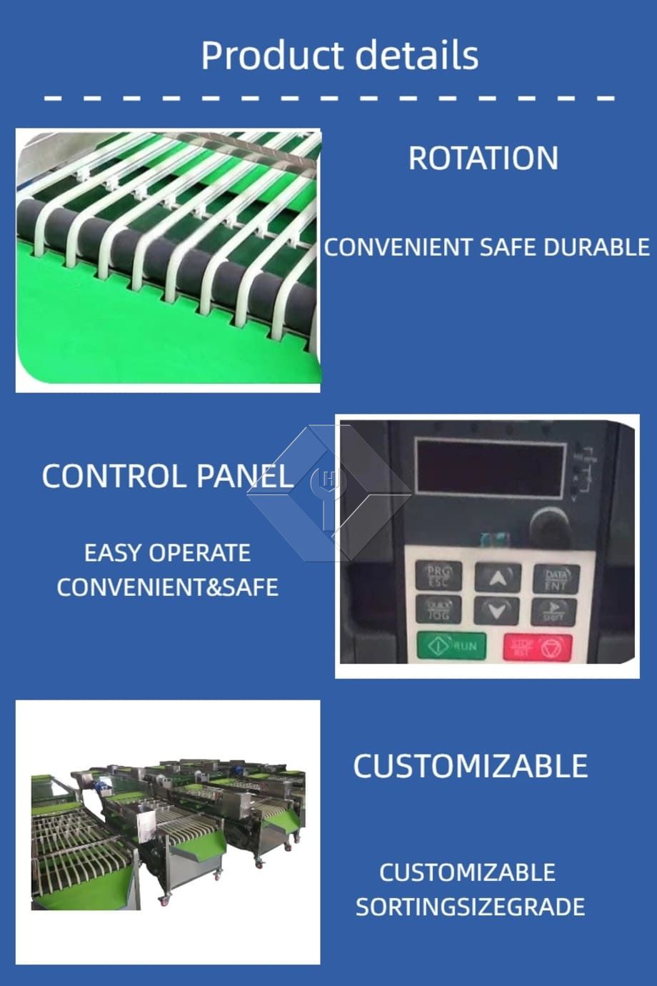 Máquina comercial automática de classificação, classificação de tomate cereja, alho, máquina classificadora de frutas Máquina comercial automática de classificação, classificação de tomate cereja, alho, máquina classificadora de frutas