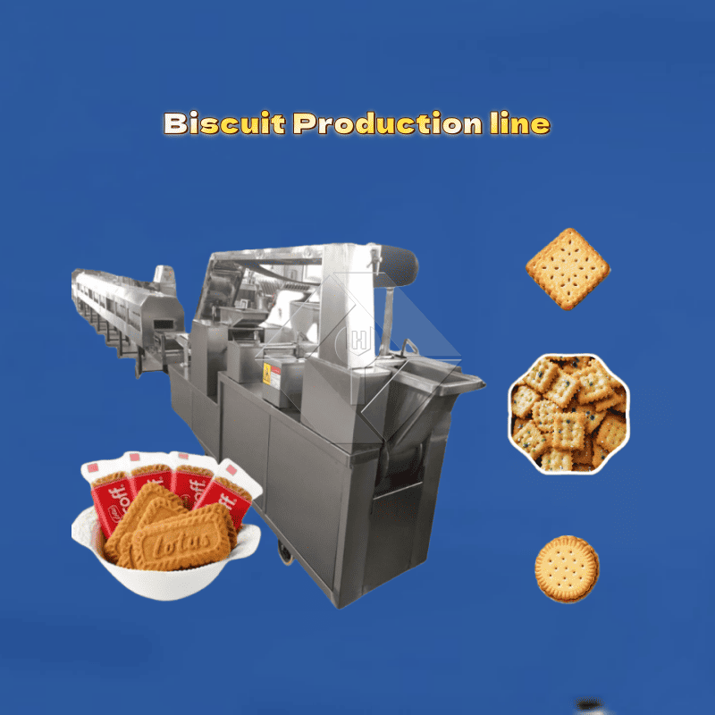 Máquina automática para fazer biscoitos | Linha de produção de biscoitos crocantes e duros | Equipamento industrial para biscoitos