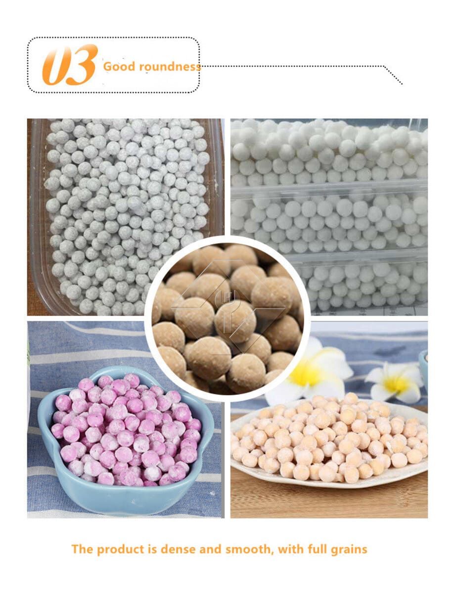 Máquina comercial automática completa de pérolas de tapioca para fazer sagu de amido de tapioca Máquina comercial automática completa de pérolas de tapioca para fazer sagu de amido de tapioca