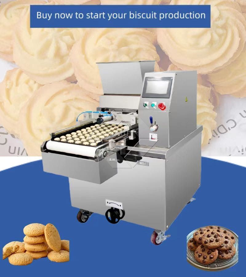 Máquina de biscoitos em formato de matriz intercambiável de alto rendimento