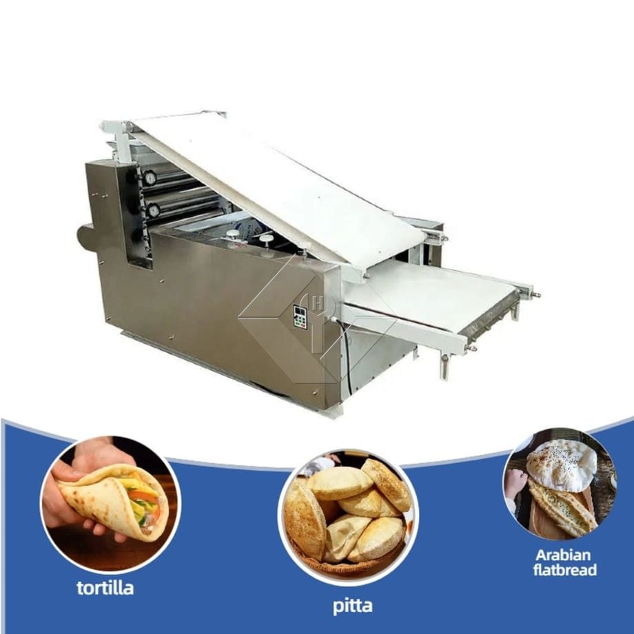 Máquina comercial de fazer pão sírio árabe